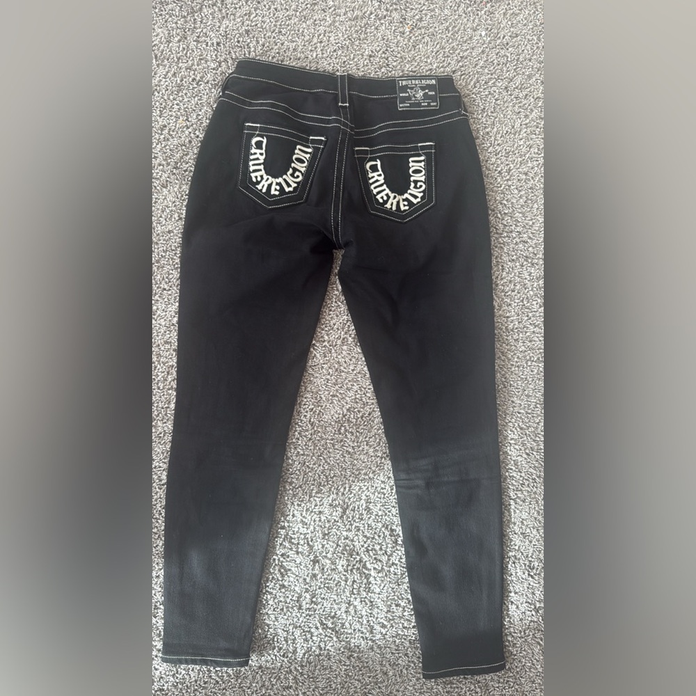 True Religion Women's Black Skinny Jeans